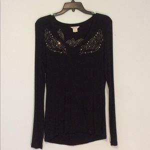 ARIAT NWOT Black long sleeve top